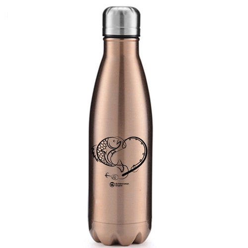Fishing Heart' Stainless Steel Water Bottle